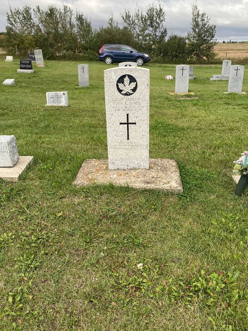 John Arthur Horne's grave. Photo 2