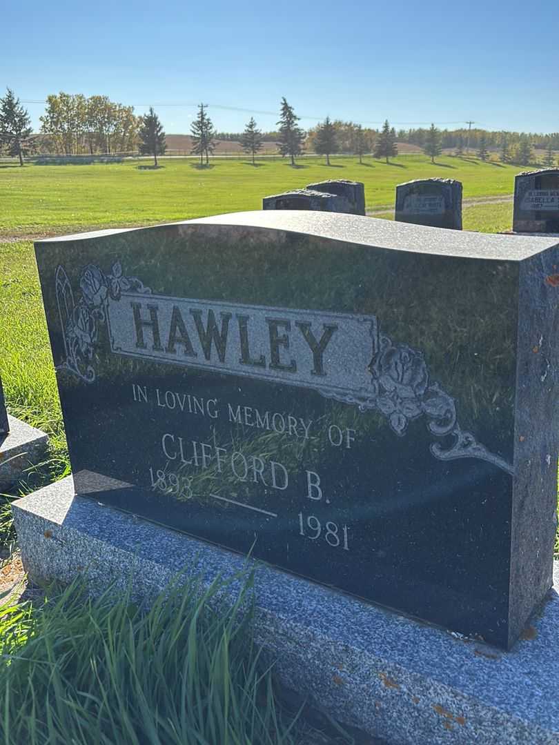 Clifford Bethel Hawley's grave. Photo 3
