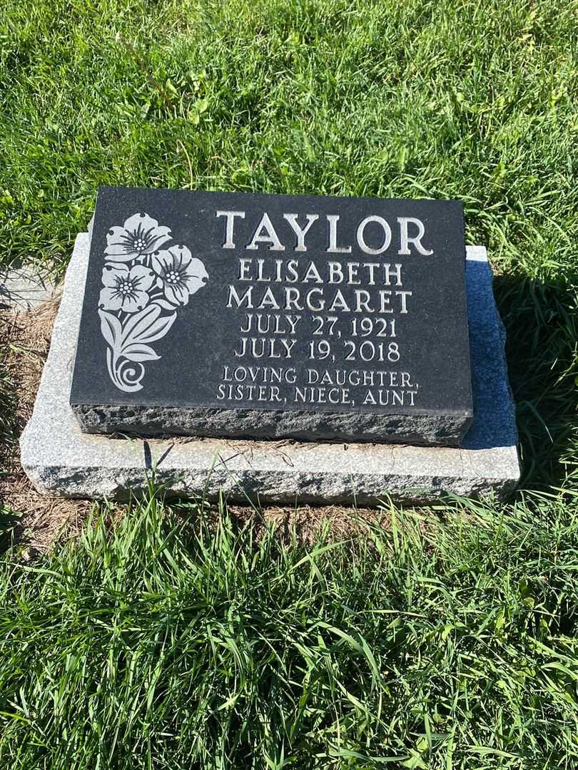Elisabeth Margaret Taylor's grave. Photo 1