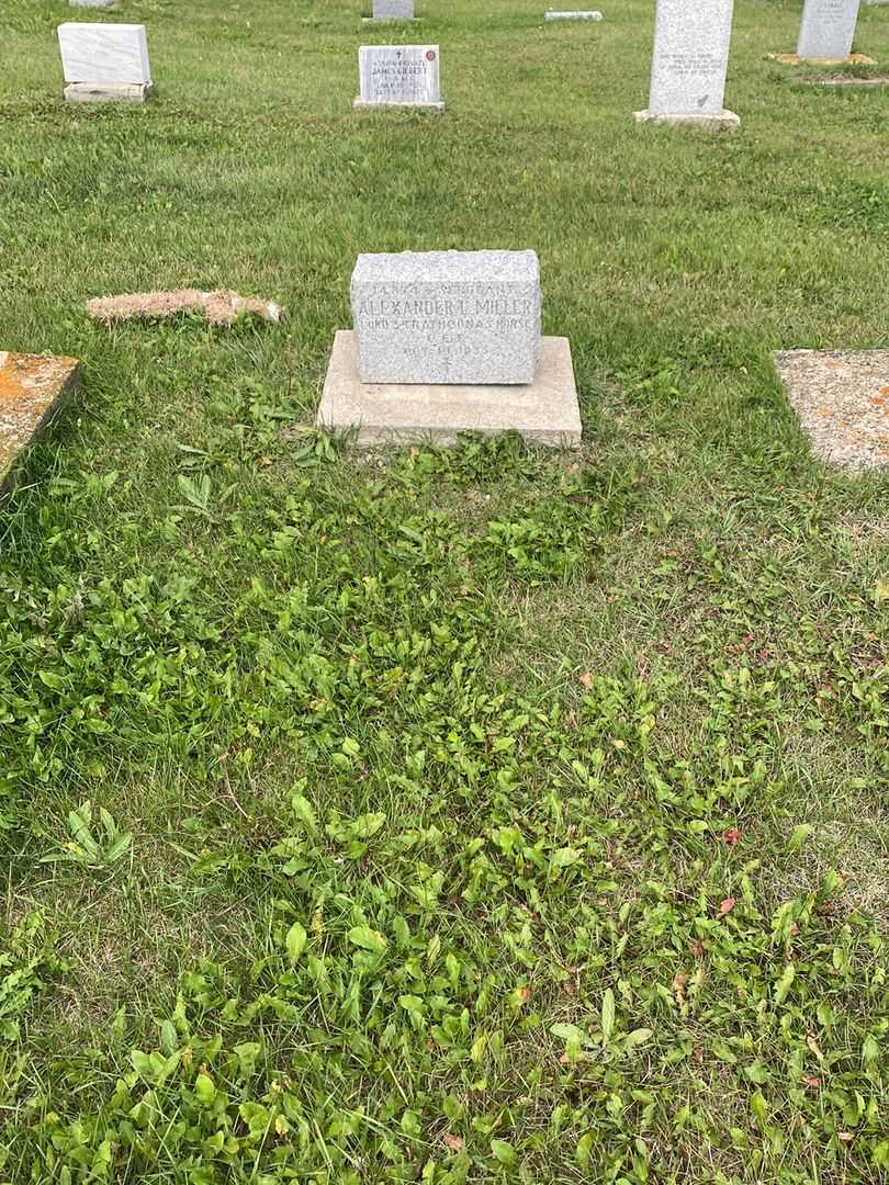 Alexander Law Miller's grave. Photo 2