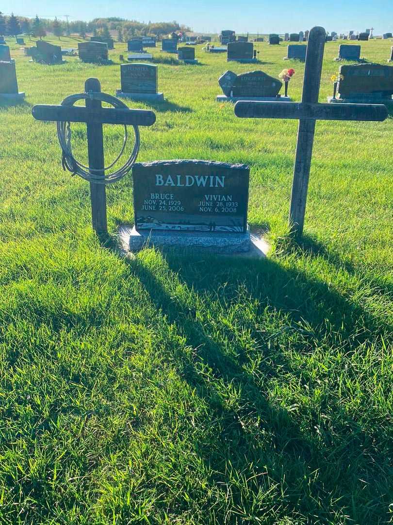 Bruce Oliver Baldwin's grave. Photo 2