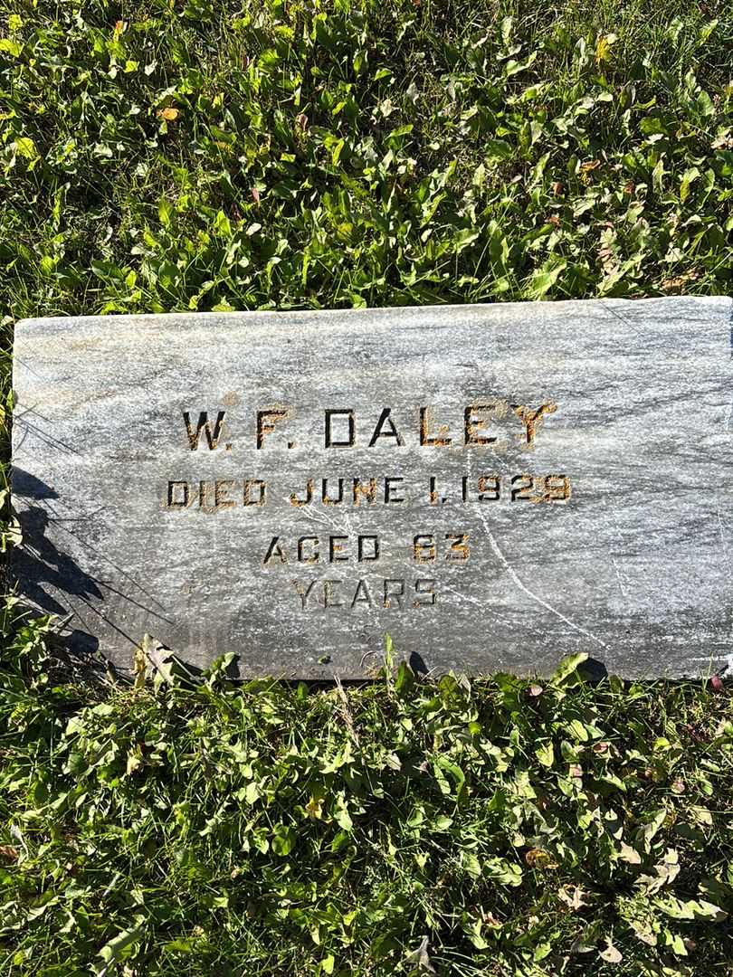 Walter F. Daley's grave. Photo 1