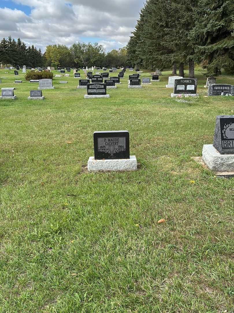 Patience Maude Calvert's grave. Photo 2