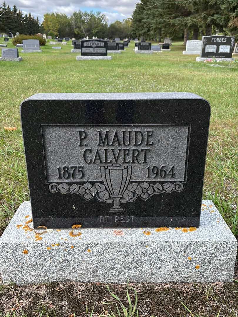 Patience Maude Calvert's grave. Photo 1