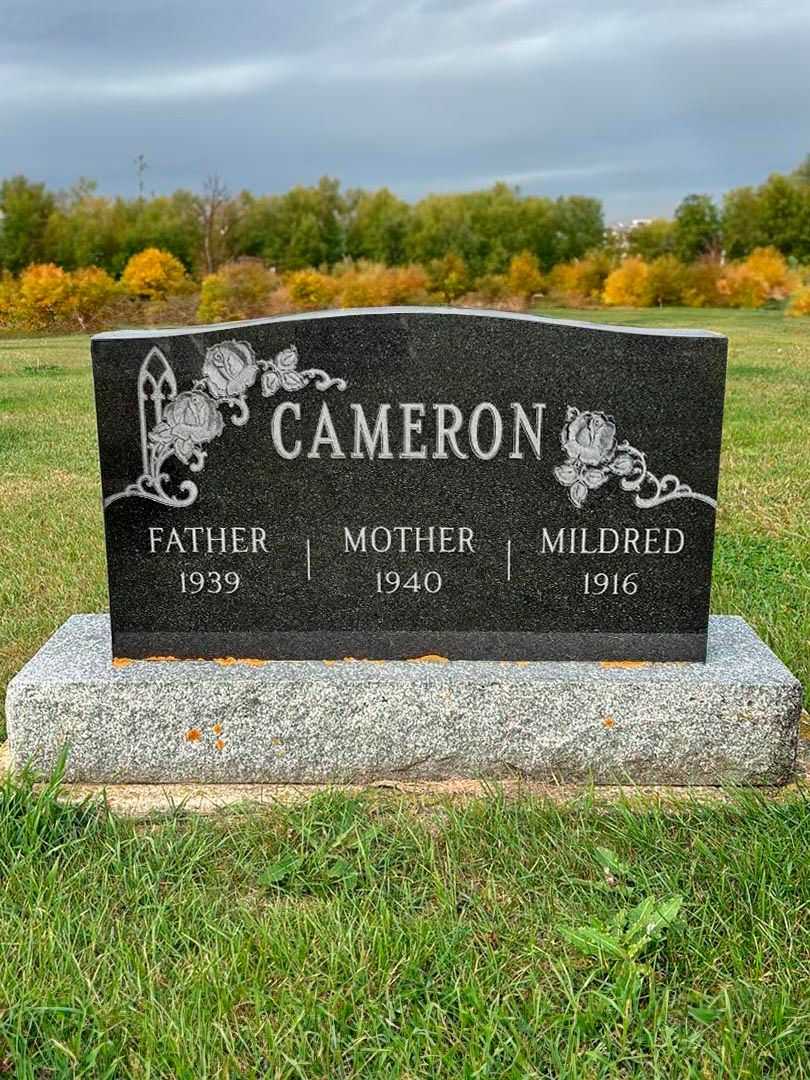Fidelia Elizabeth Cameron's grave. Photo 3
