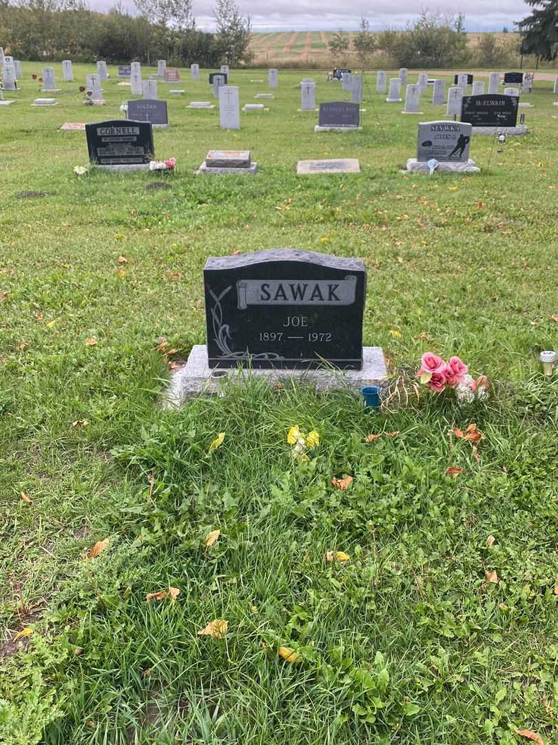 Joe Sawak's grave. Photo 2
