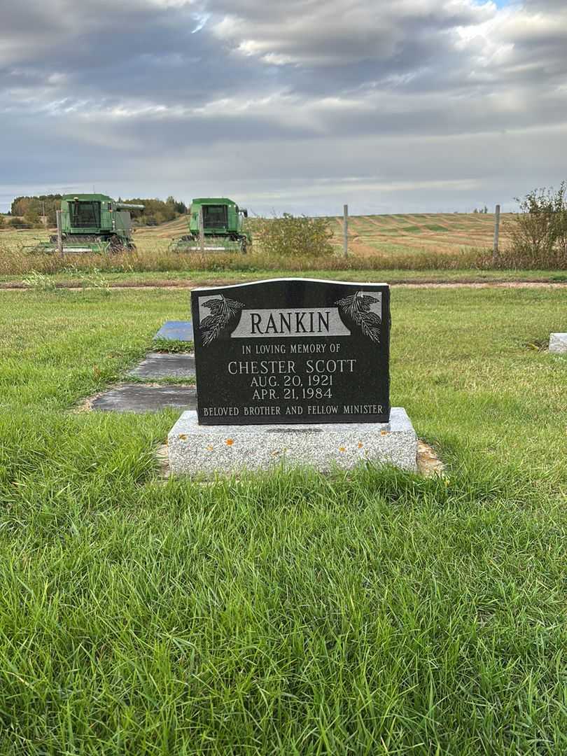 Chester Scott Rankin's grave. Photo 2