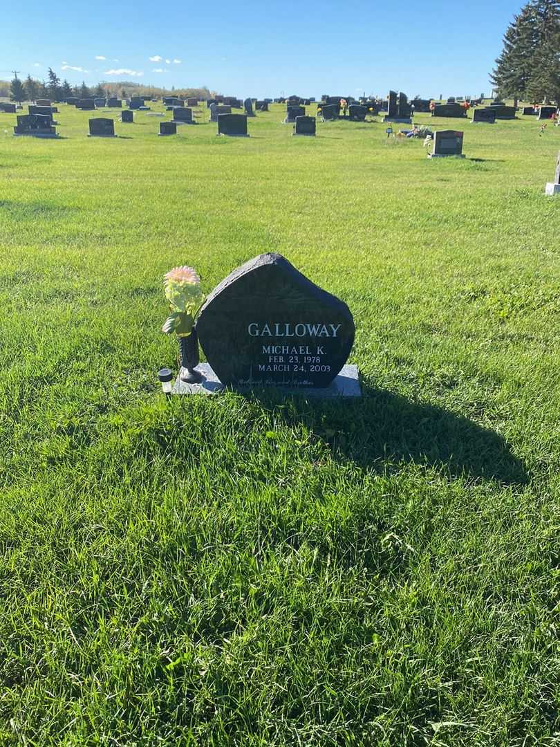 Michael Keith Galloway's grave. Photo 2