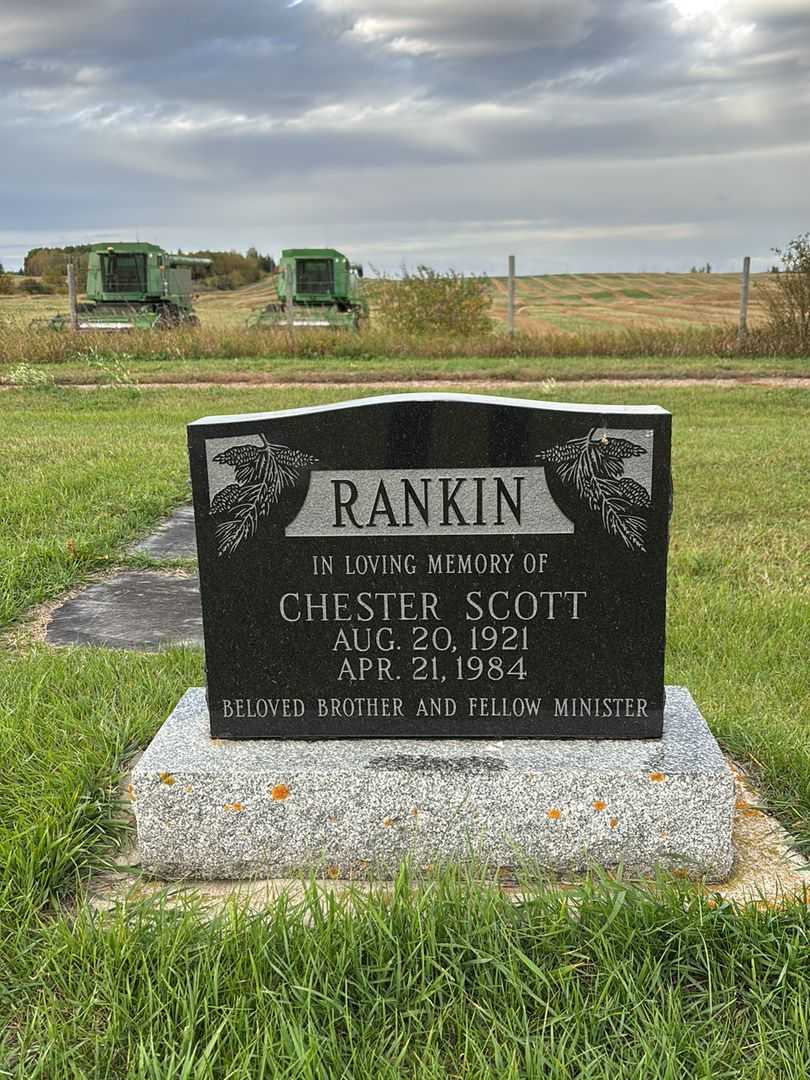 Chester Scott Rankin's grave. Photo 3