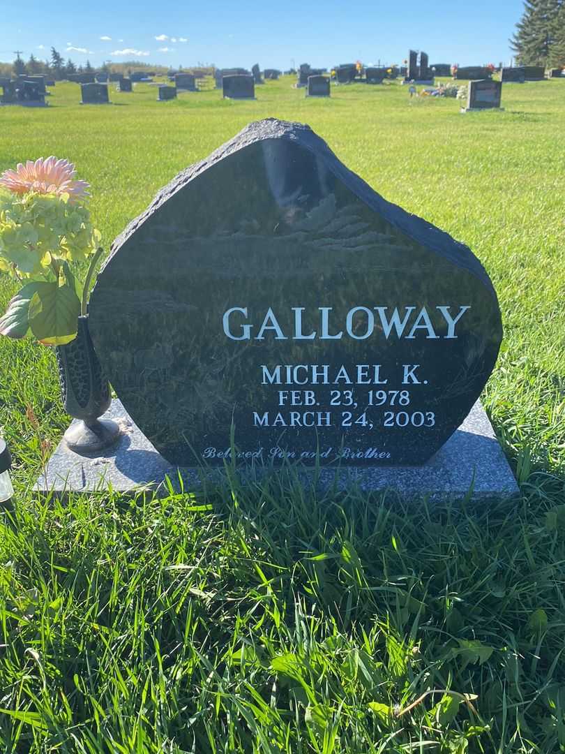 Michael Keith Galloway's grave. Photo 1