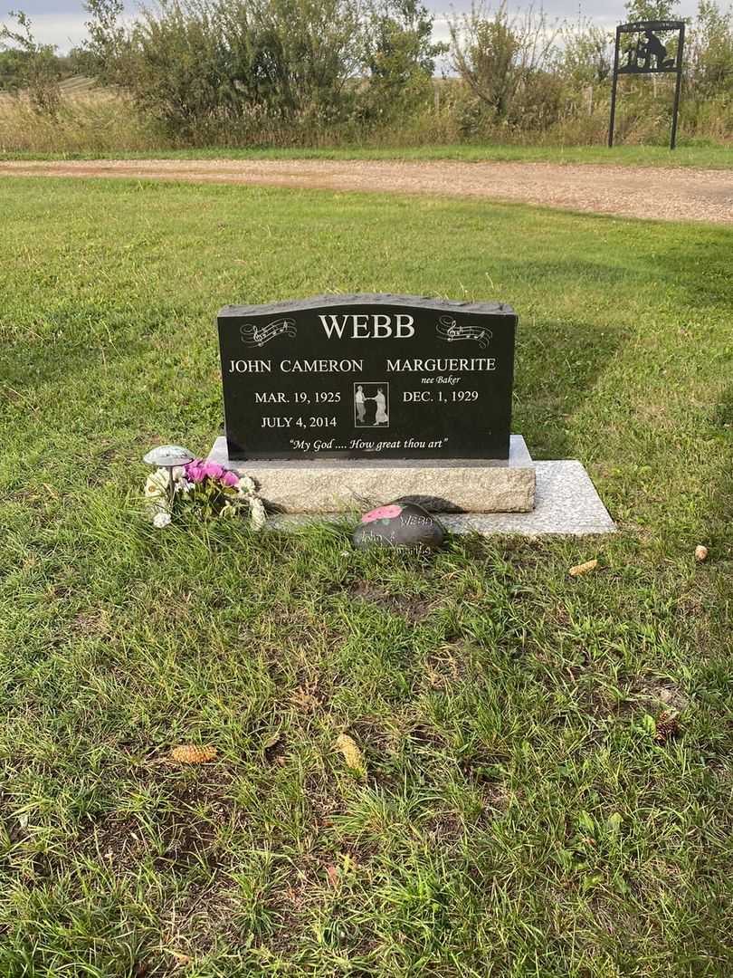 Marguerite Baker Webb's grave. Photo 2