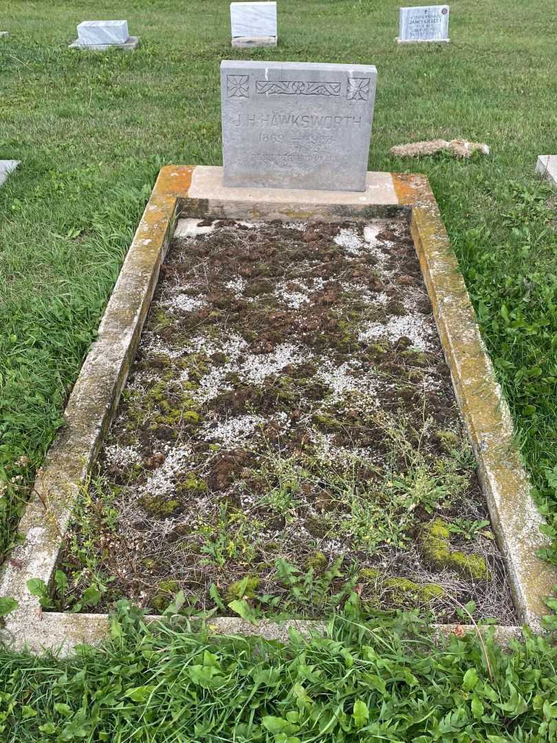 John Henry Hawksworth's grave. Photo 2