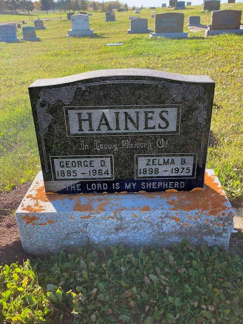 George David Haines's grave. Photo 1