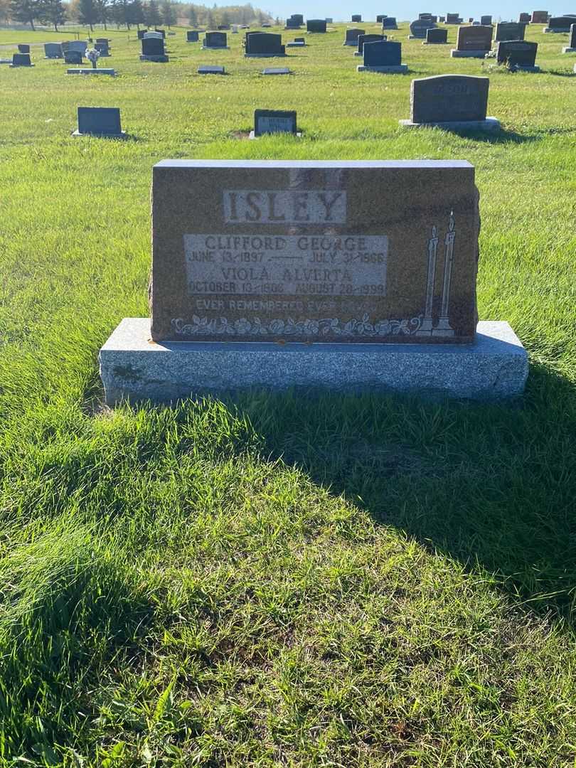 Clifford George Isley's grave. Photo 2