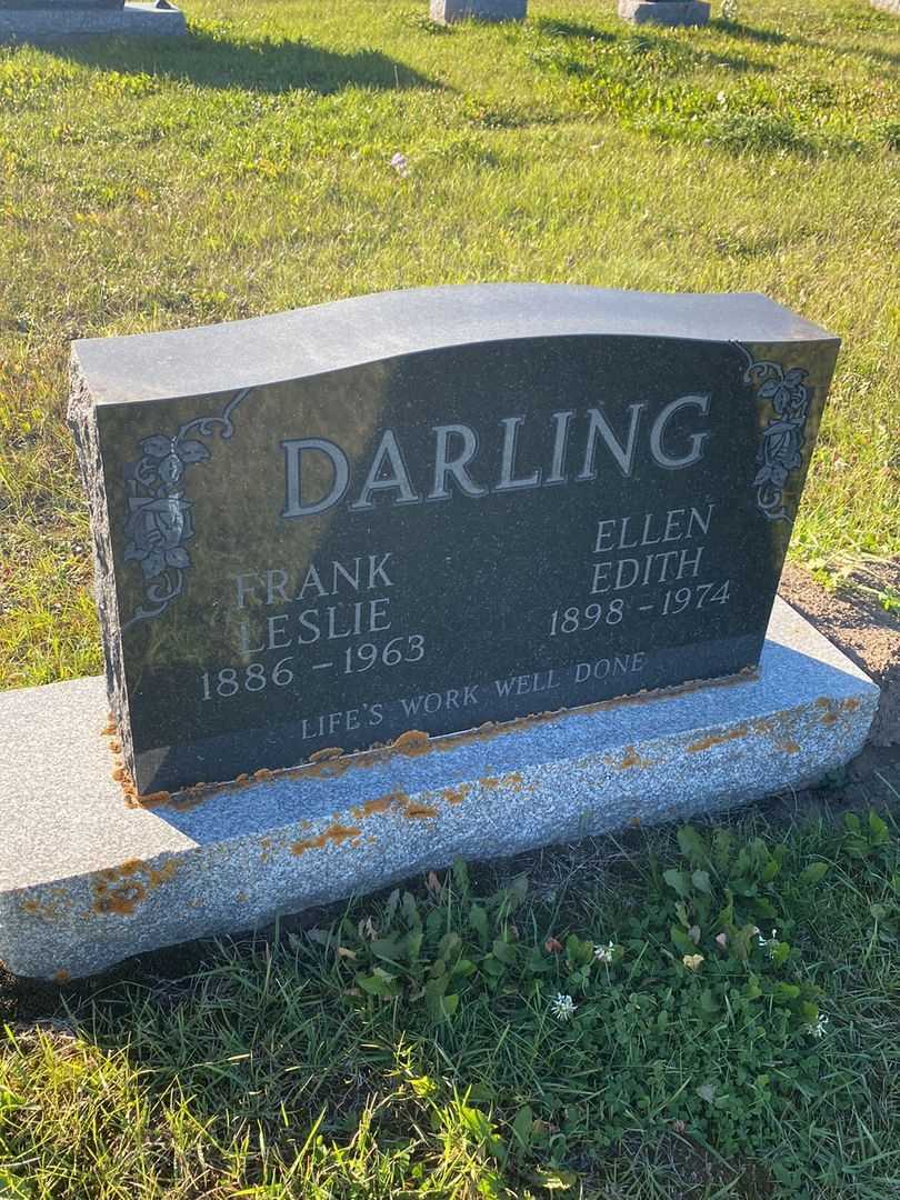 Frank Leslie Darling's grave. Photo 1