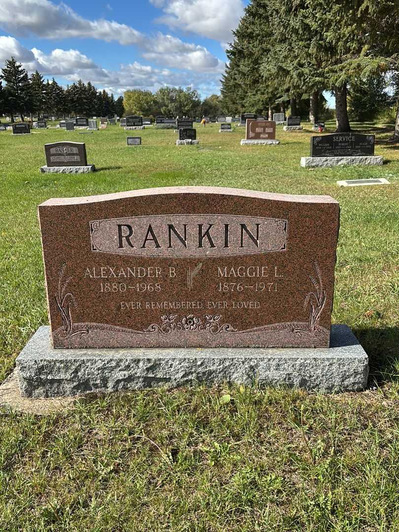 Alexander Bryce Rankin's grave. Photo 1