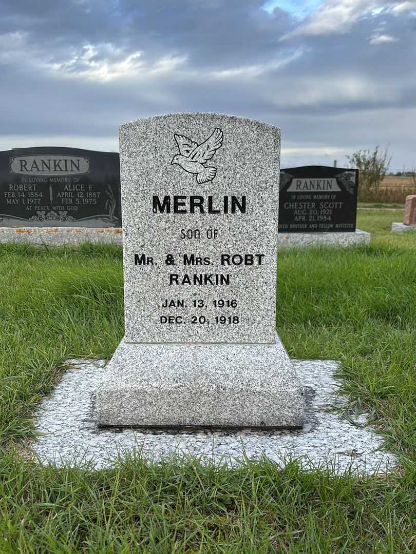Chester Scott Rankin's grave. Photo 1