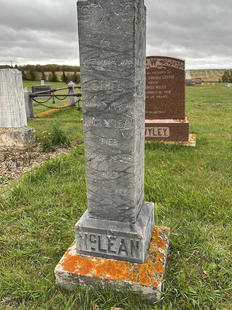 Ethel McLean's grave. Photo 3
