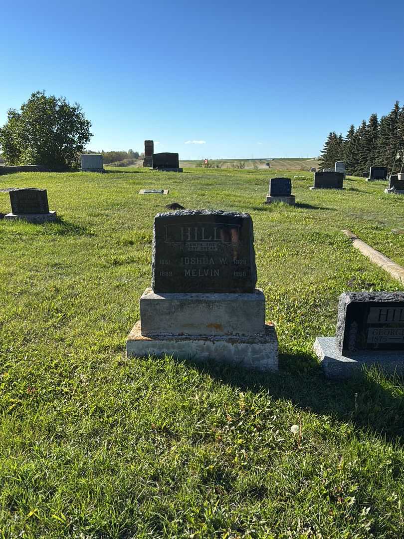 Joshua W. Hill's grave. Photo 2