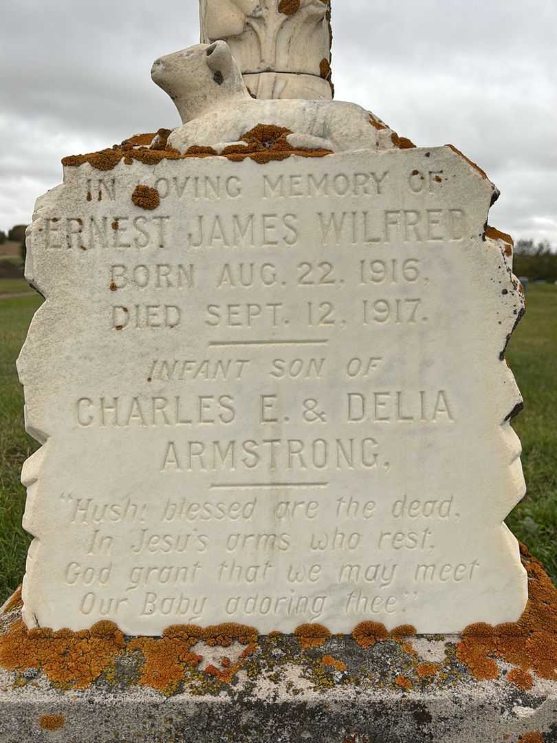Ernest James Wilfred Armstrong's grave. Photo 3