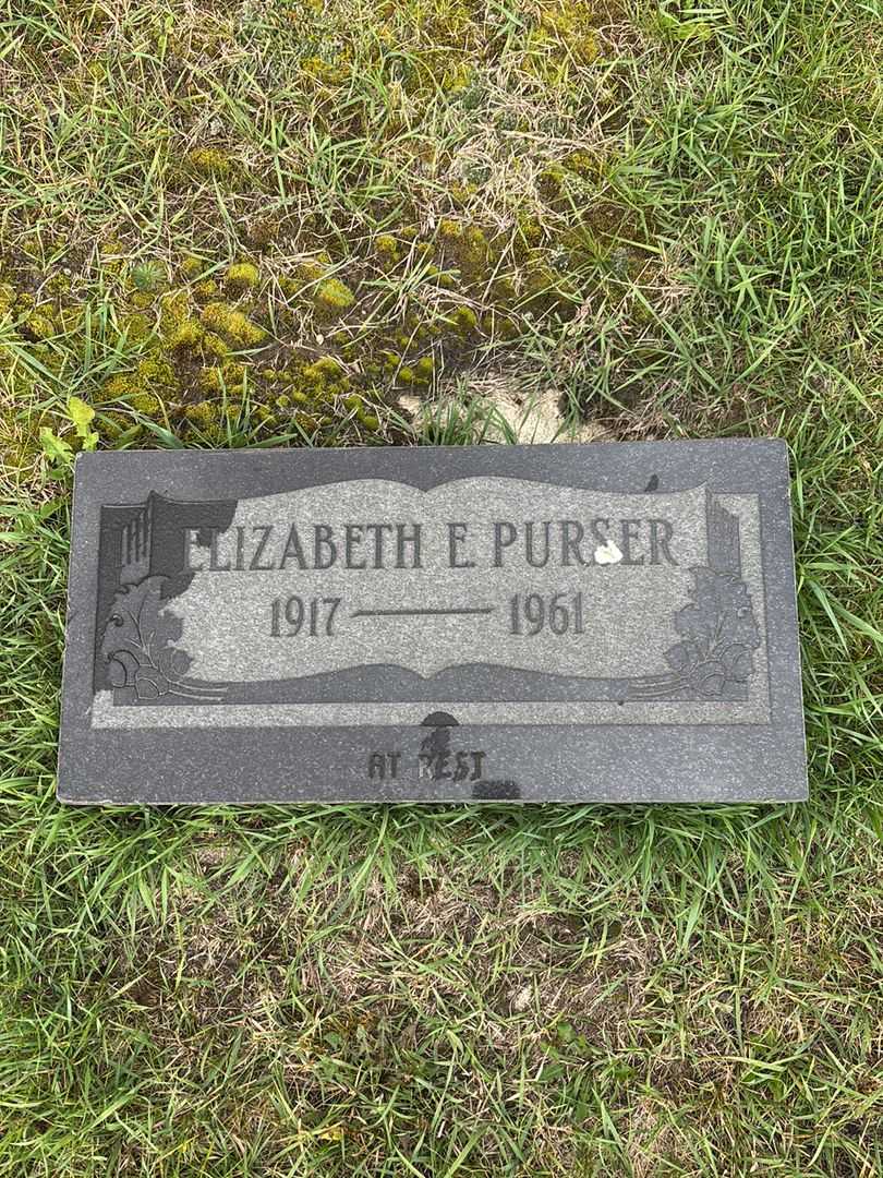 Elizabeth Elaine Purser's grave. Photo 3