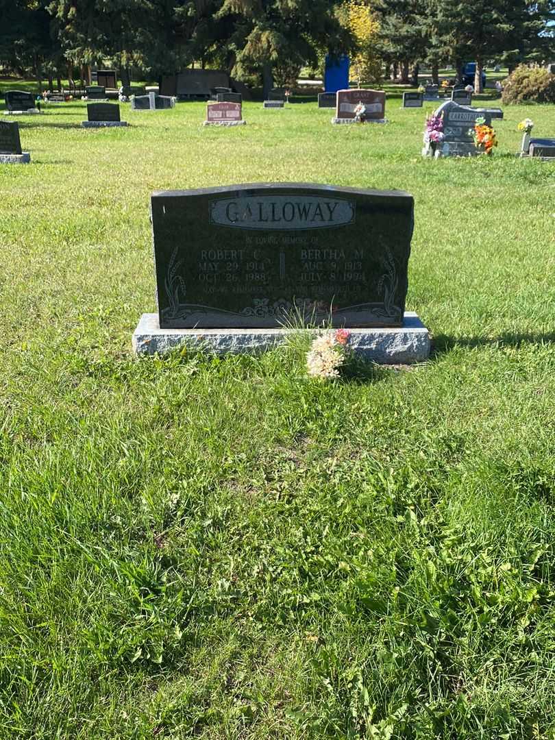 Bertha Margaret Galloway's grave. Photo 2