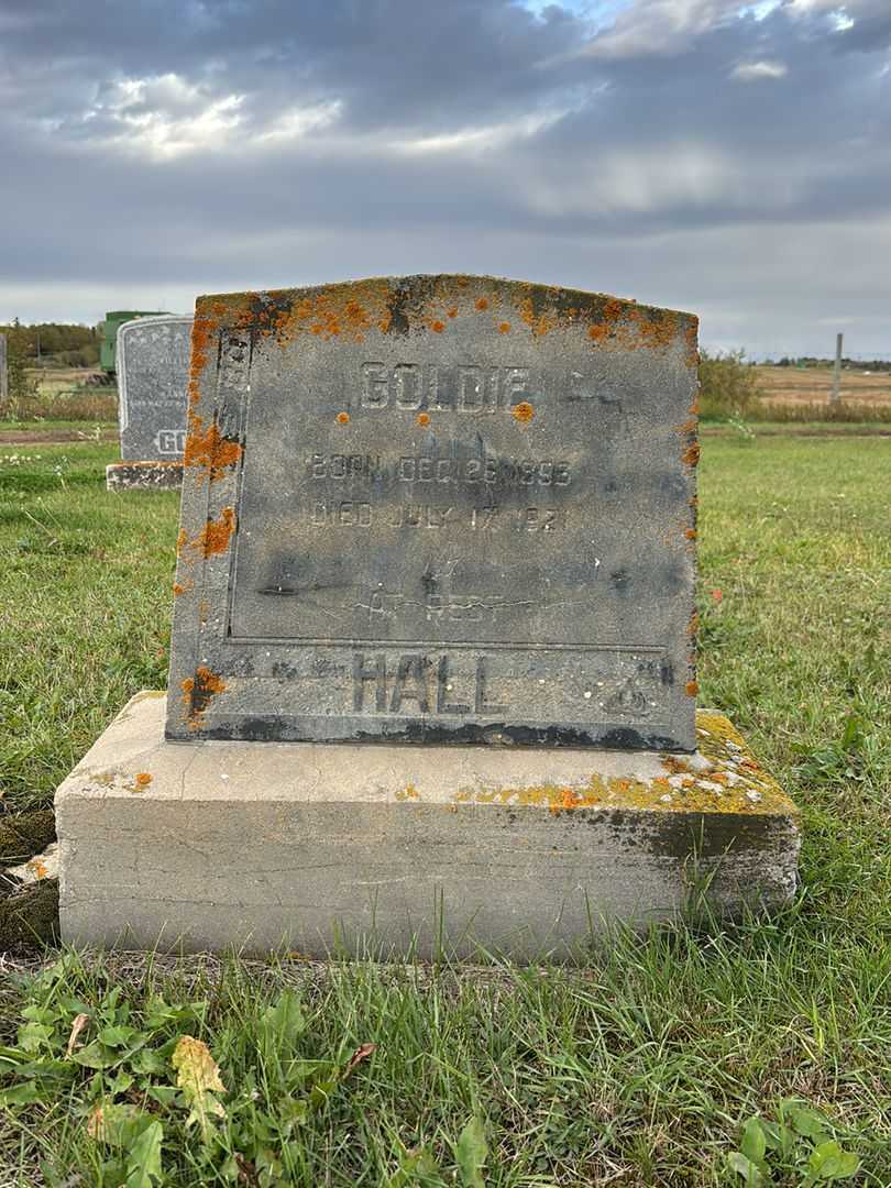 Esther Hall's grave