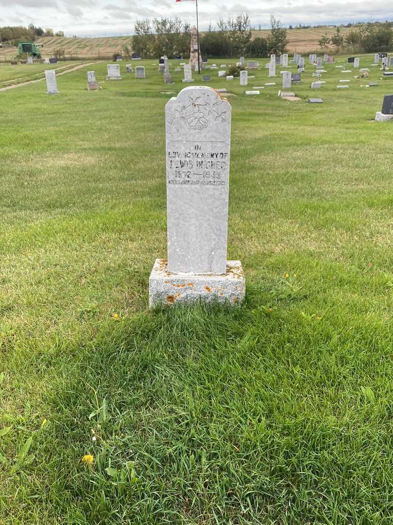 Lewis Hughes's grave. Photo 2