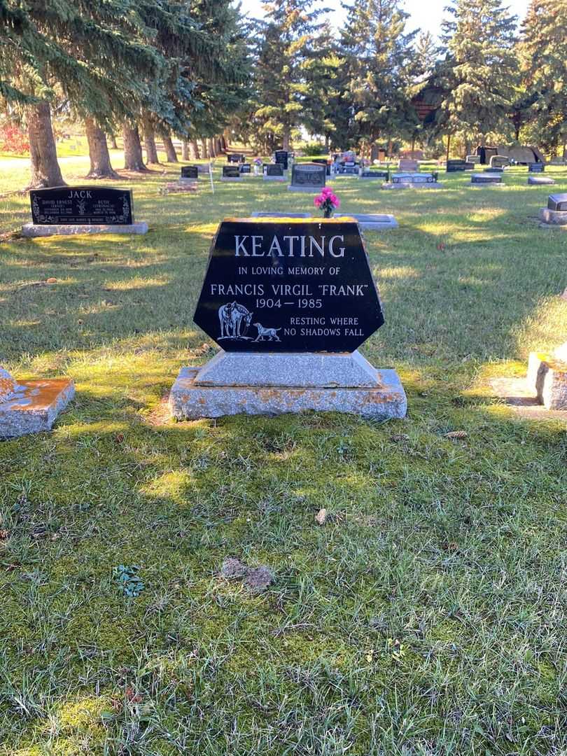 Francis Virgil "Frank" Keating's grave. Photo 2