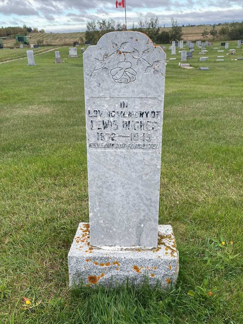 Lewis Hughes's grave. Photo 3