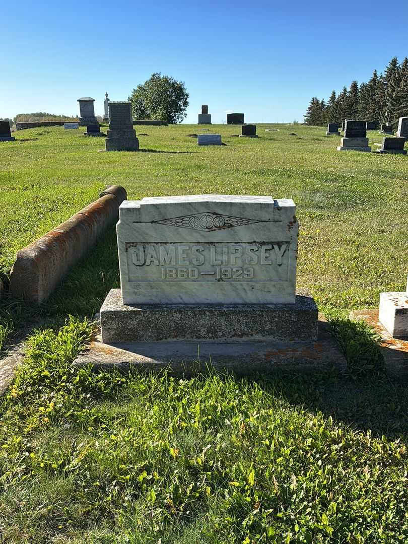 James Lipsey's grave. Photo 2