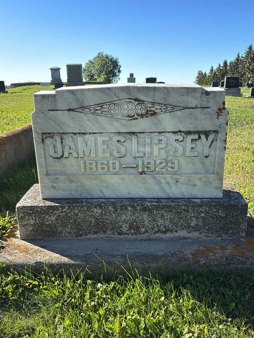James Lipsey's grave. Photo 3