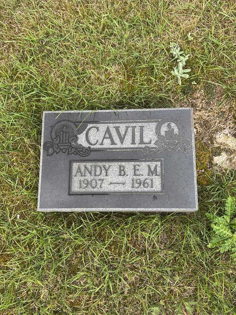 Andrew B. E. M. "Andy" Cavil's grave. Photo 3