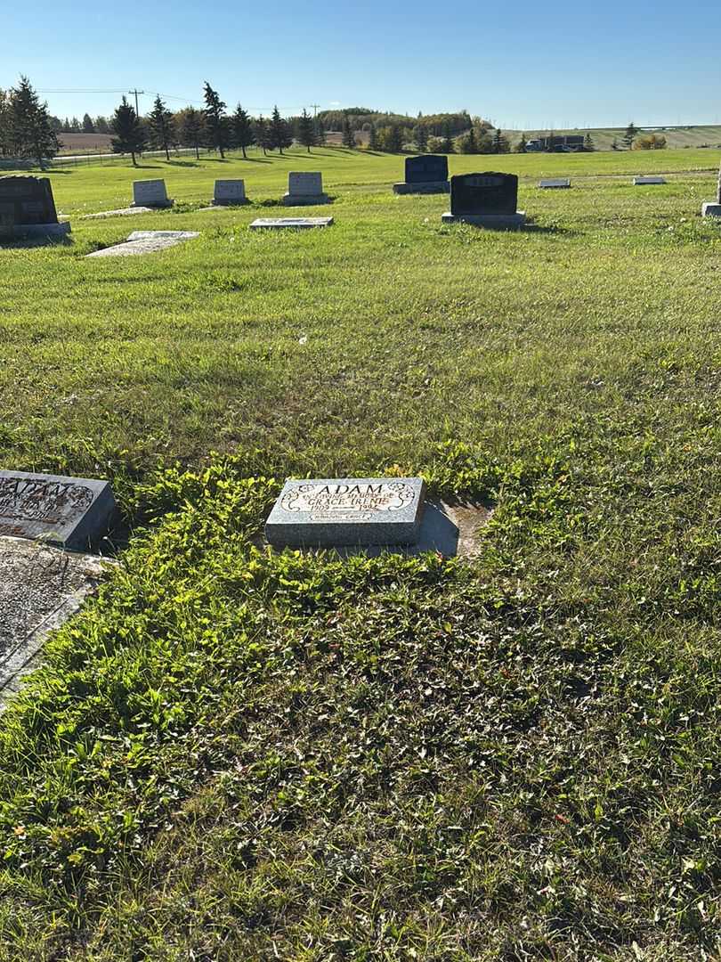 Grace Irene Adam's grave. Photo 2