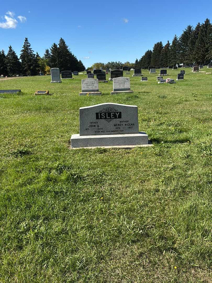 John Andrew Isley's grave. Photo 2