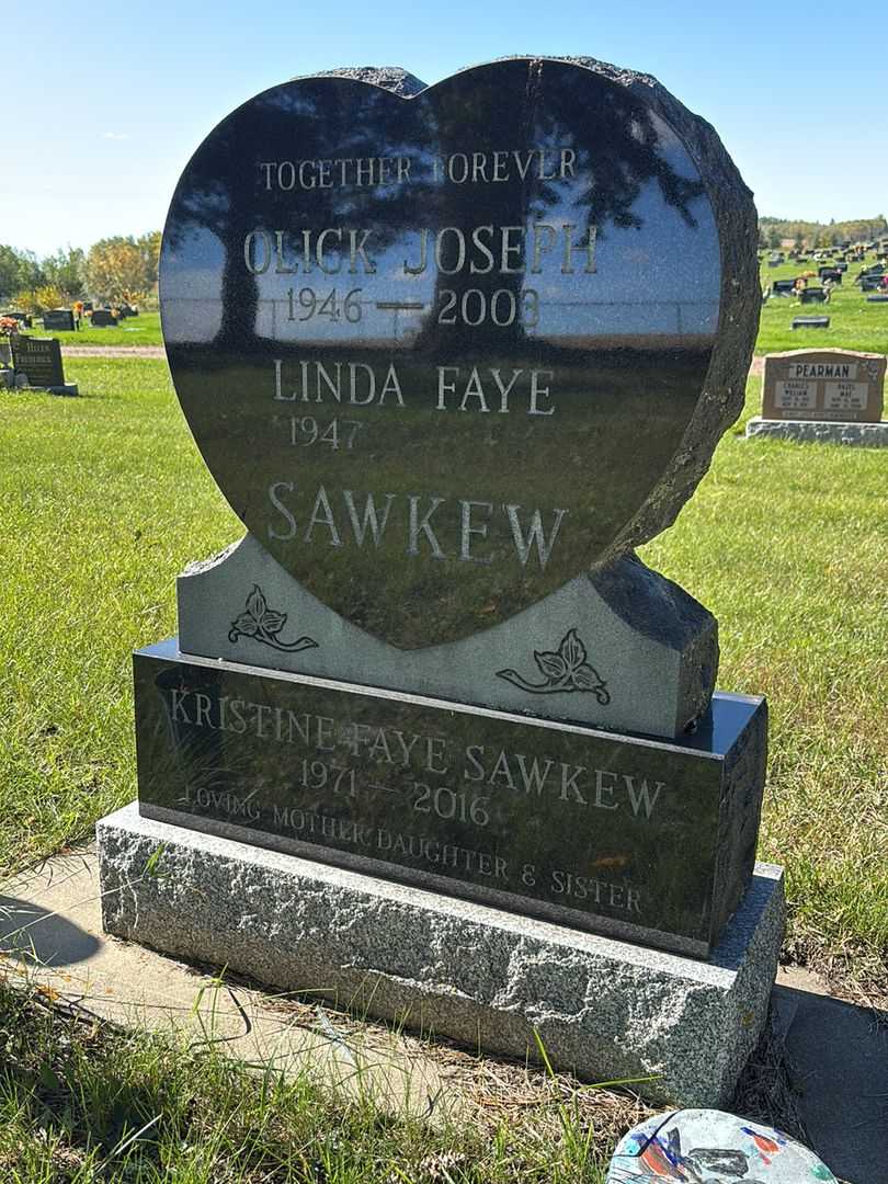 Kristine Faye Sawkew's grave. Photo 1