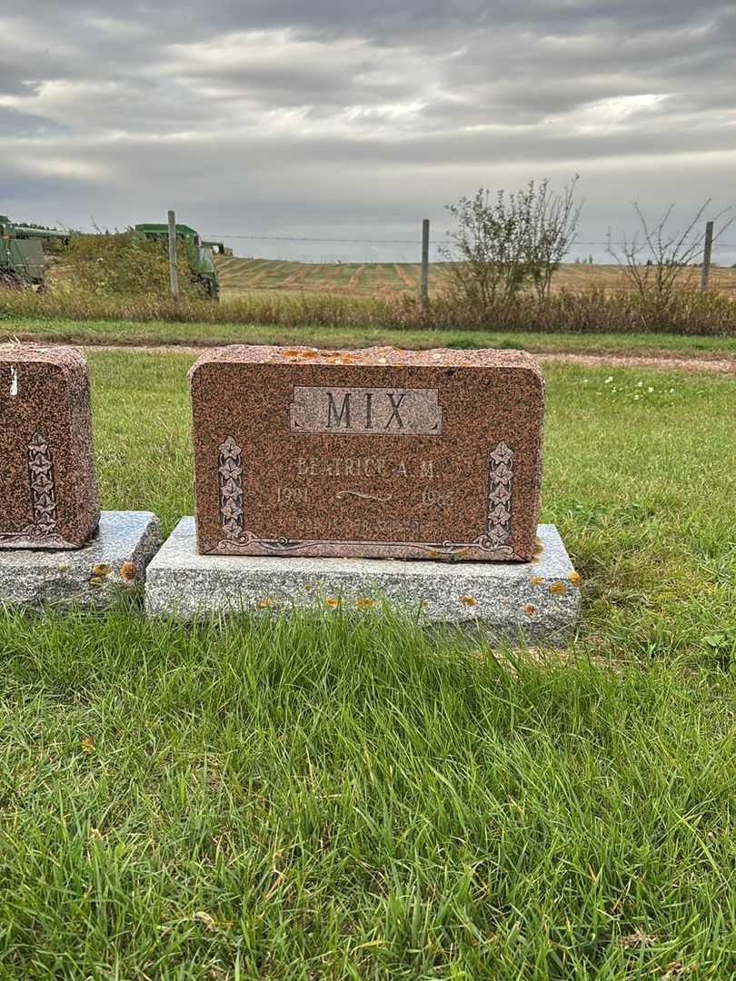 Beatrice Anna May Mix's grave. Photo 2