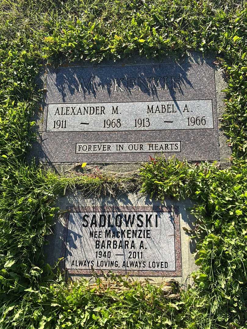 Barbara Ann Sadlowski's grave. Photo 1