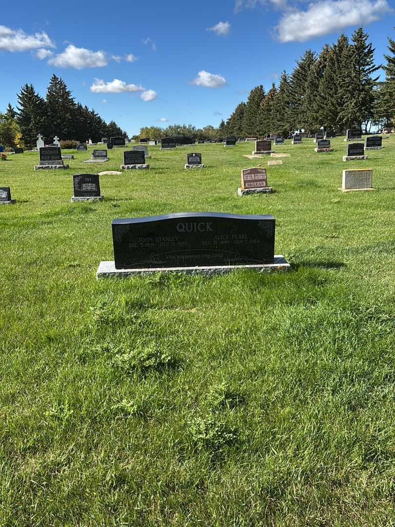 John Stanley Quick's grave. Photo 2