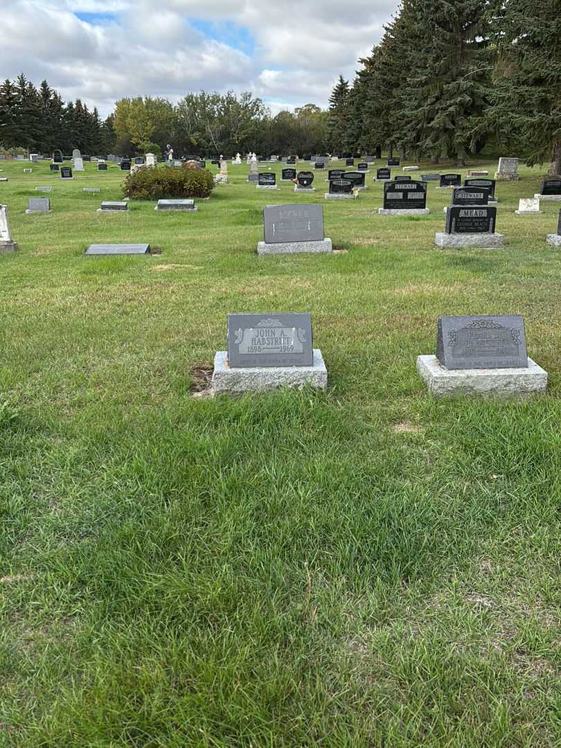 John A. Habstritt's grave. Photo 2