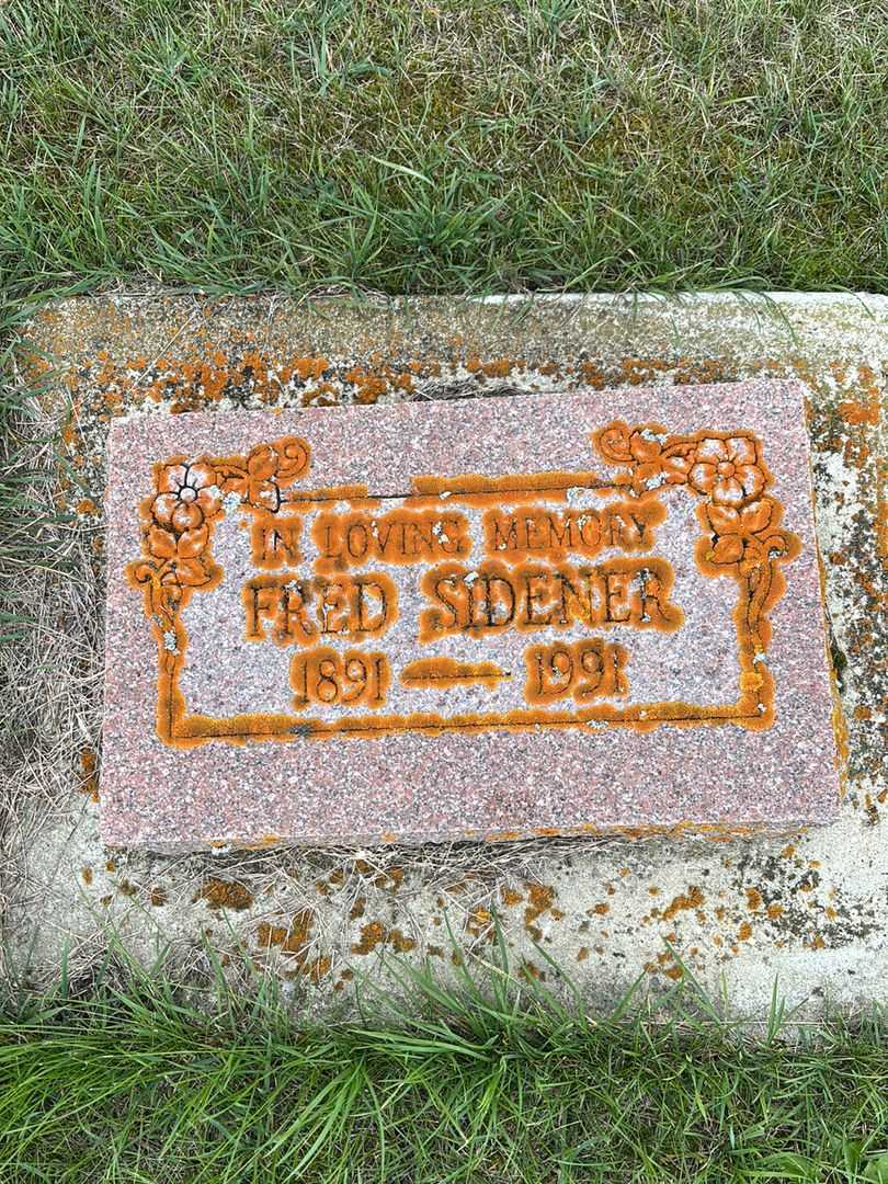 Fredrick Micheal "Fred" Sidener's grave. Photo 3