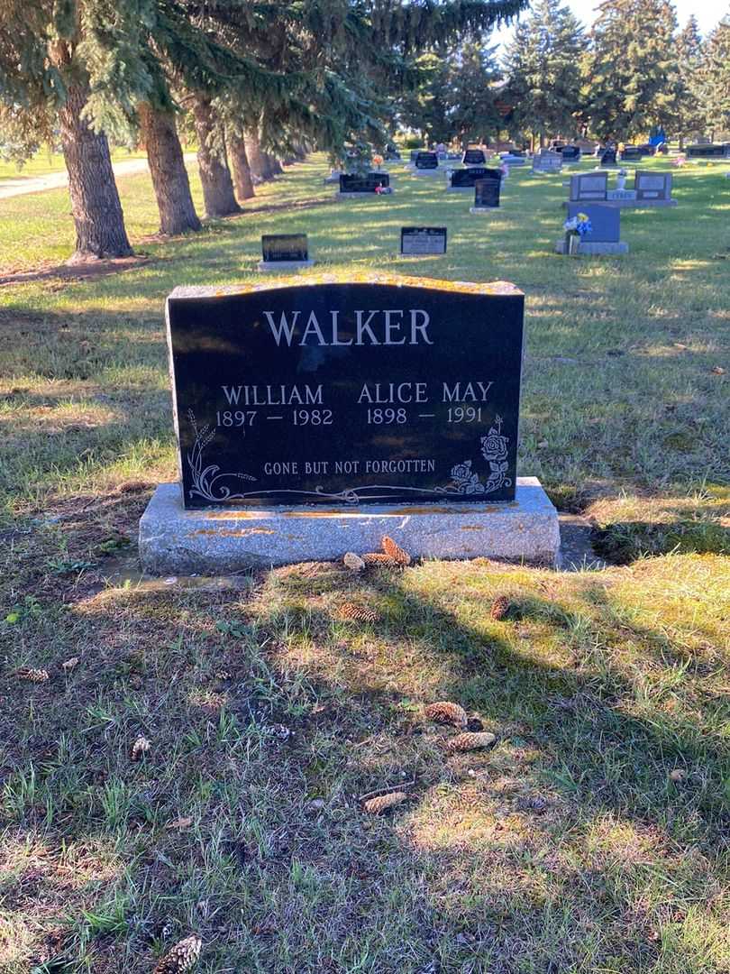 Alice May Walker's grave. Photo 2