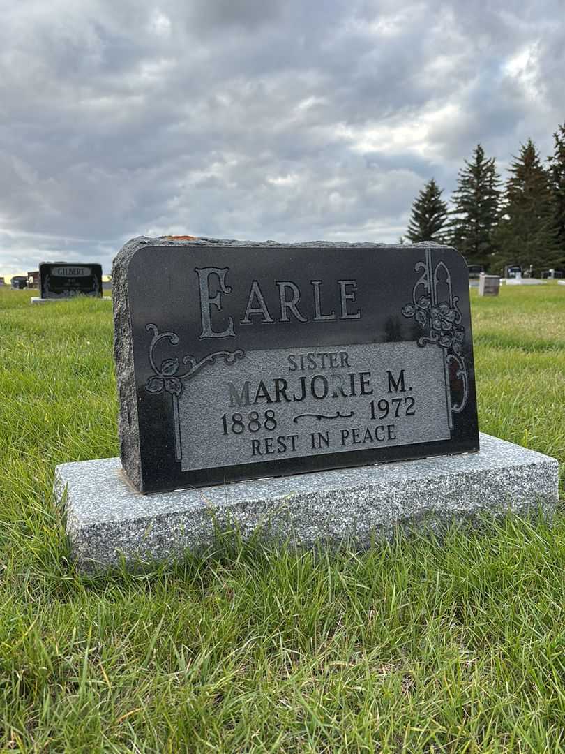 Marjorie M. Earle's grave. Photo 1