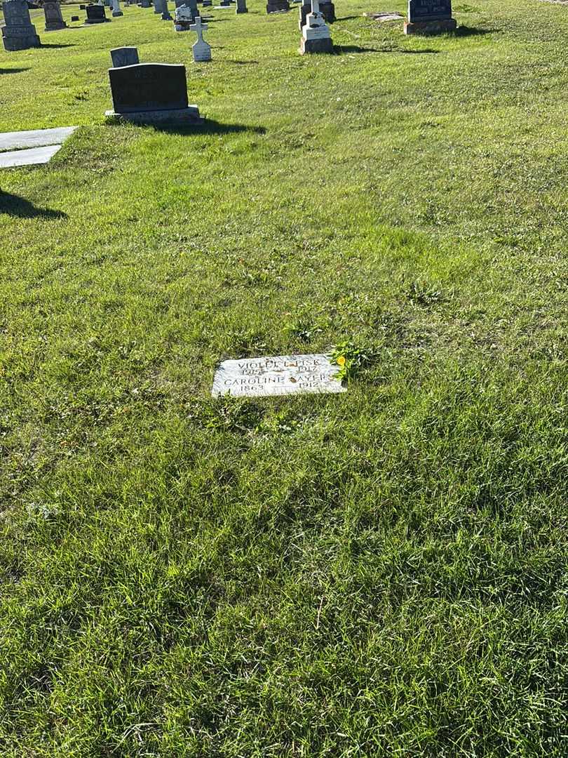 Caroline Sayers's grave. Photo 2