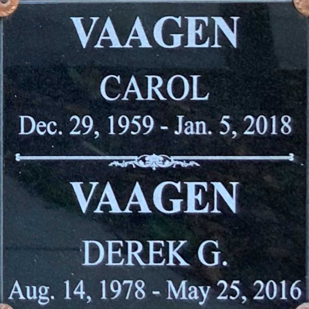 Derek G. Vaagen's grave