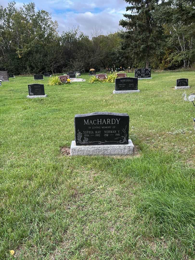 Sophia May MacHardy's grave. Photo 2