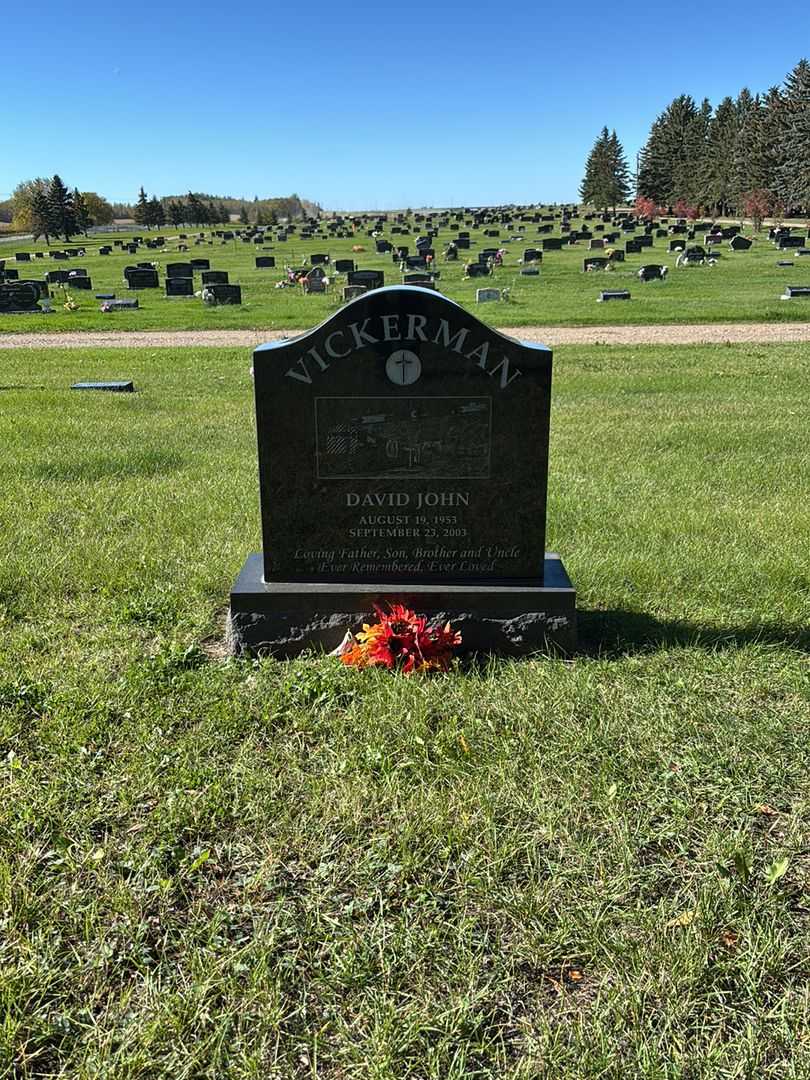 David John Vickerman's grave. Photo 2