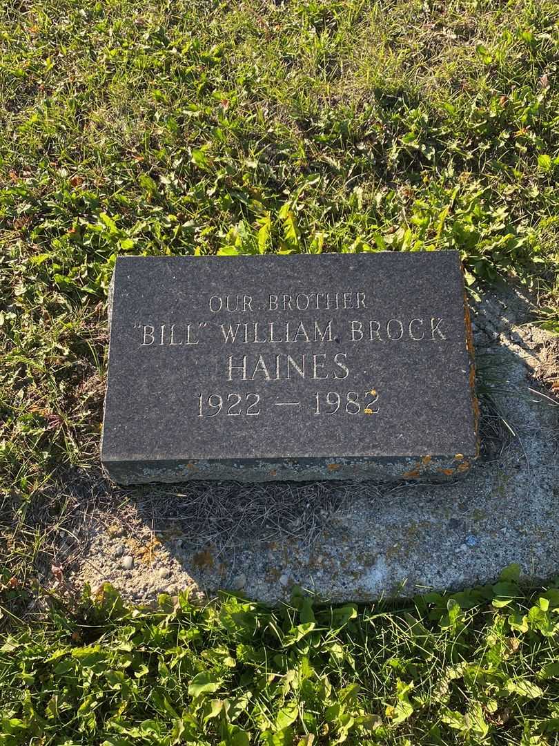 William Brock "Bill" Haines's grave. Photo 1