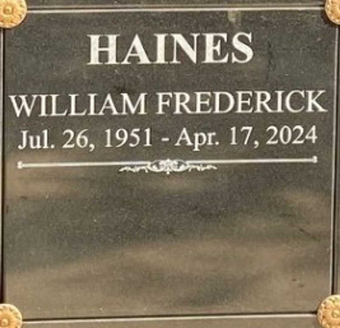 William Haines's grave