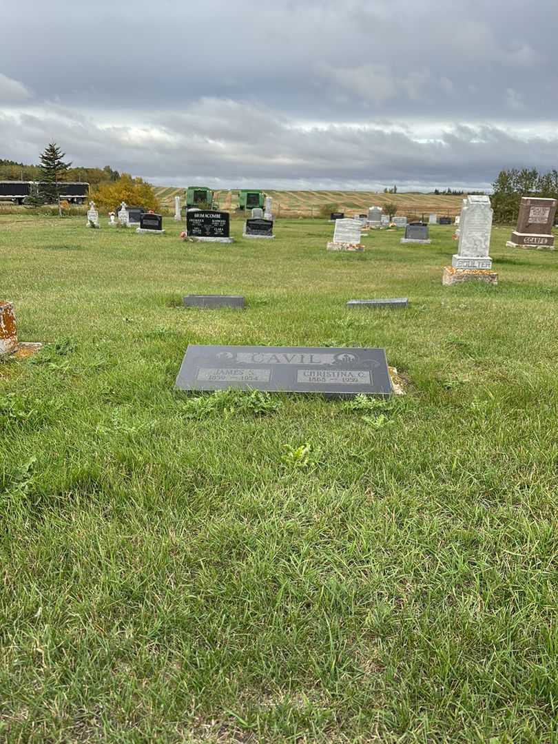 James Smith Cavil's grave. Photo 2
